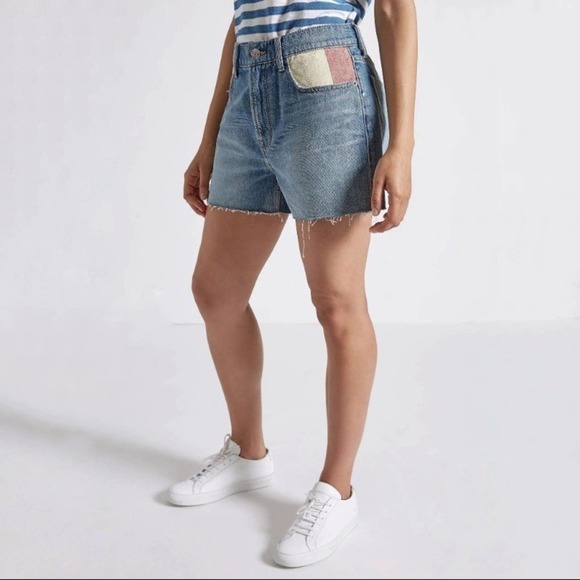 Current/elliott The Aficionado Shorts in Whirlpool Size 26 - Picture 1 of 9